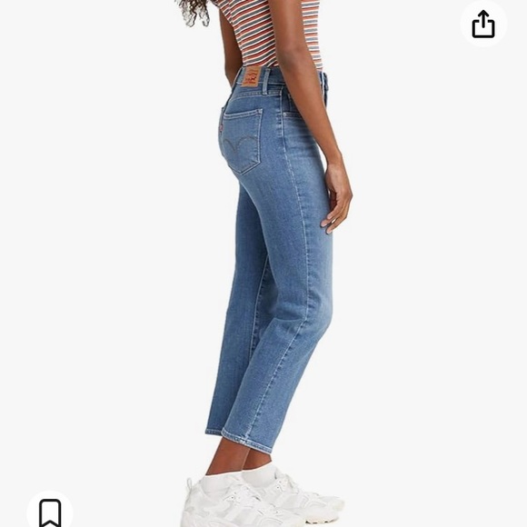 levi 724 high rise straight crop - Picture 2 of 4